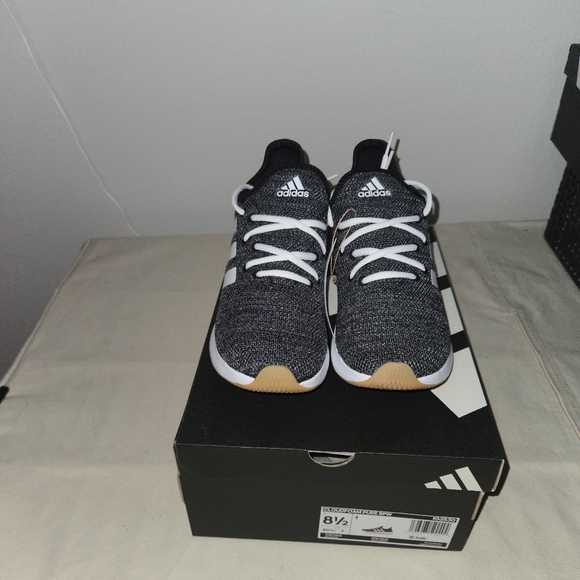 Adidas Black and White Sneakers - Picture 2 of 5